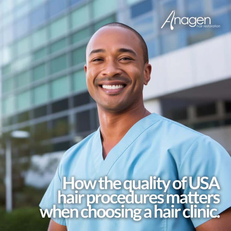 How the quality of USA hair procedures is very important when choosing a hair clinic